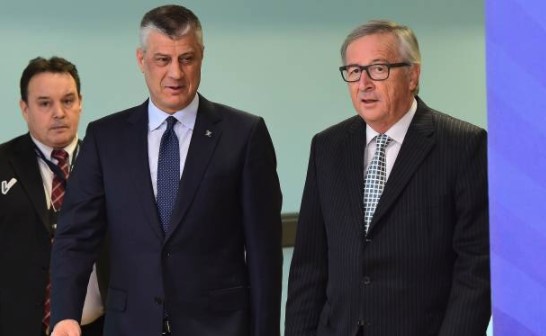 Thaçi merr urim nga Presidenti i Komisionit Europian, Juncker