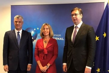 Mogherini në telefon me Thaçin e Vuçiqin, i pyet çka ndodhi