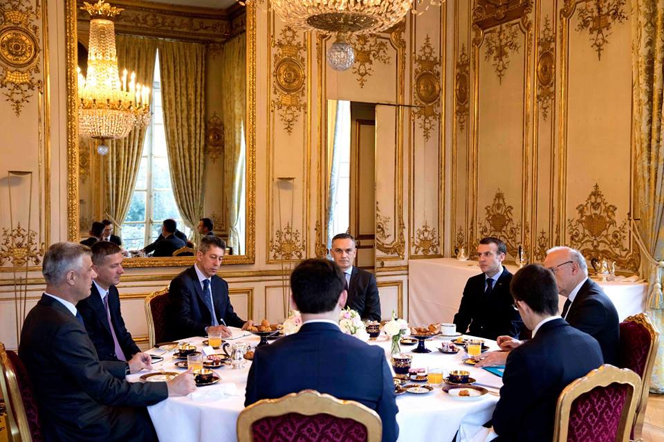 Thaçi, presidenti i vetëm në rajon që pritet nga Macron-i