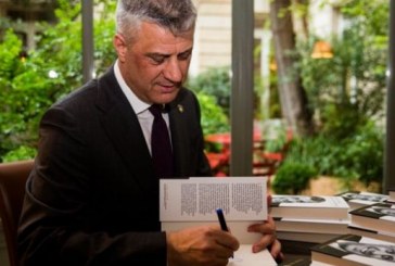 Thaçi vazhdon promovimin e librit