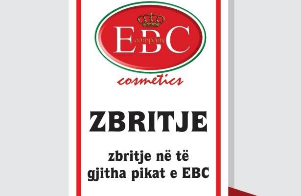 “EBC Cosmetics” vetëm sot ofron zbritje 30%