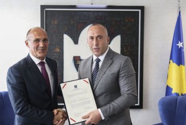 ​Kryeministri Ramush Haradinaj ka emëruar sot Bejtush Gashin, Ministër të Punëve të Brendshme.p