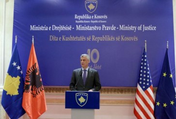 Thaçi: Kushtetuta është themel i shtetit tonë modern