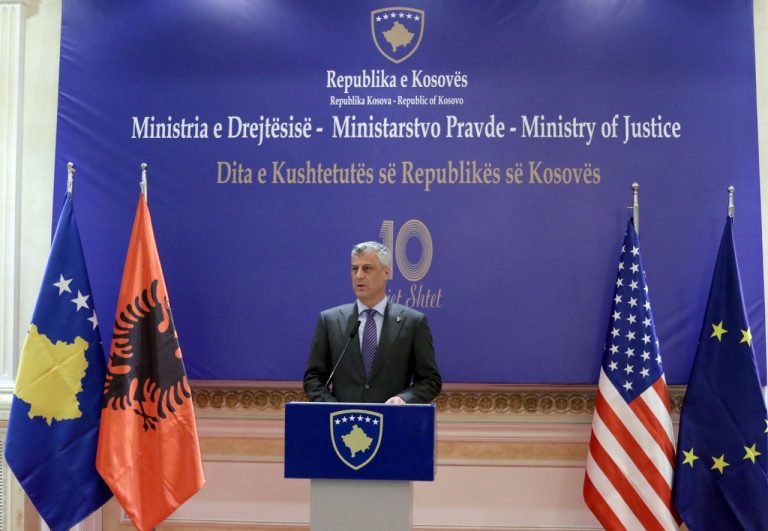 Thaçi: Kushtetuta është themel i shtetit tonë modern