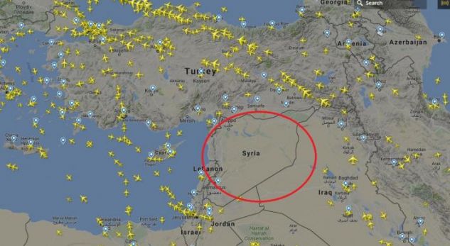 Larg nga Siria, çfarë po ndodh tani me avionët në qiell