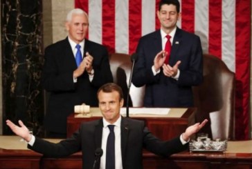 Macron ngre në këmbë Kongresin amerikan: Marrëdhënia ime më Trump, si e Franklin me Voltaire!