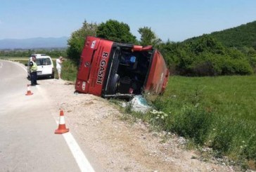 Flet pronari i kompanisë pas rrokullisjes së autobusit me kosovarë në Serbi