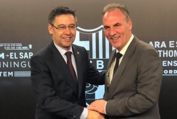 Limaj takohet me presidentin e Barcelonës, e fton ta vizitojë Kosovën