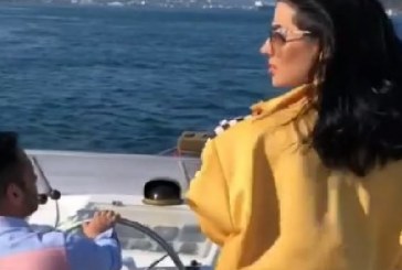 Morena ‘çmend’ iranianin miliarder duke ia dridhur vithet në jahtin e tij luksoz