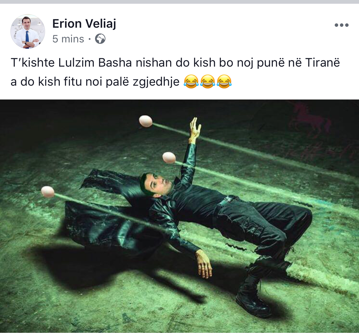 Erion Veliaj tallet keq me Lulzim Bashën