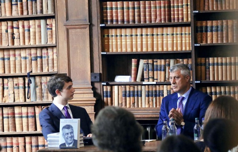 Thaçi promovon librin në Universitetin Oxford