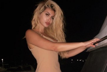 Luana tërheqëse në të kuqe, vë sërish në pah tatuazhin
