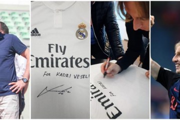 Modric i dërgon fanellën e Realit dhuratë Kadri Veselit