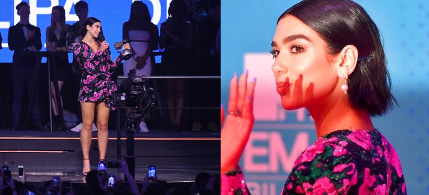 Dua Lipa rrëmben çmimin  në ‘MTV EMA 2018’