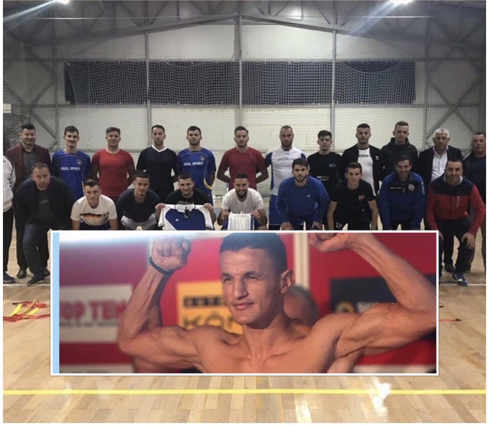 JUNIKU në festë sportive, meqi i Haxhi Krasniqit shikohet në Palestrën Sportive