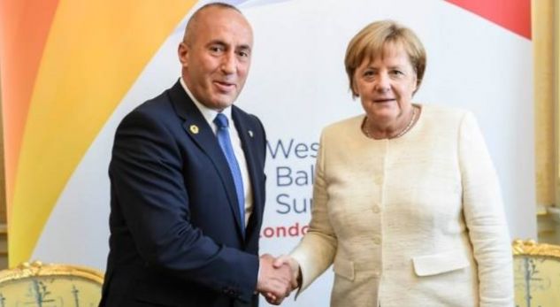 Kryeministri Haradinaj merr letër nga Merkel për anëtarësimin në INTERPOL