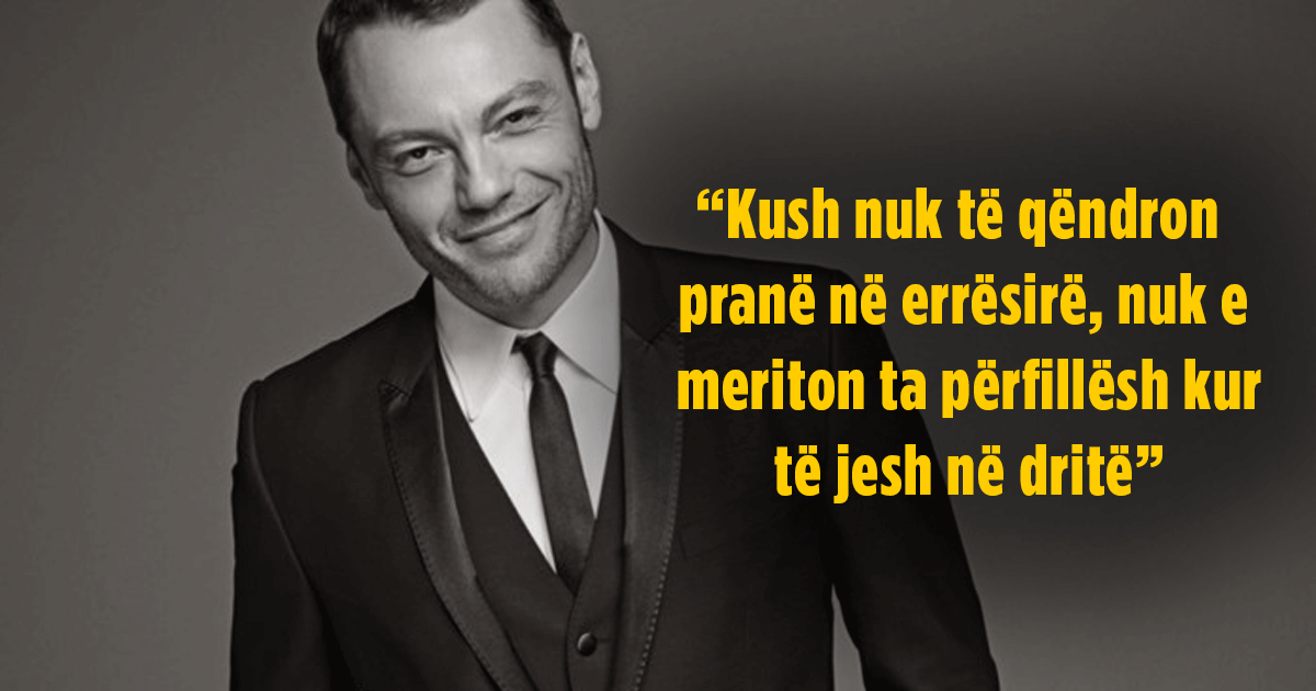 “Kush nuk të qëndron pranë në errësirë, nuk e meriton ta përfillësh kur të jesh në dritë”/ Tiziano Ferro, Thëniet më të Veçanta