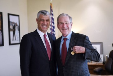 Thaçi takohet me Bushin