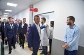Kadri Veseli në QKUK, interesohet për shëndetin e të aksidentuarve në Mramor