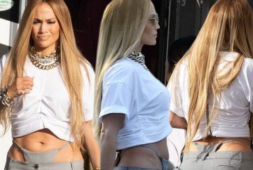 Jennifer Lopez vendos trend të ri të veshjes