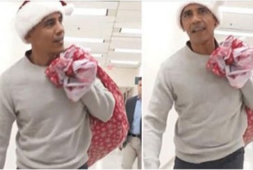 Barack Obama bëhet babadimër, u ofron dhurata fëmijëve të Spitalit në DC