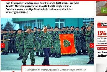 Gazeta e famshme zvicrane “Blick” e liston Thaçin në nëntë liderët më të fuqishëm të botës