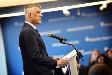 Thaçi në “Atlantic Council”: Kosova e gatshme për paqe të qëndrueshme
