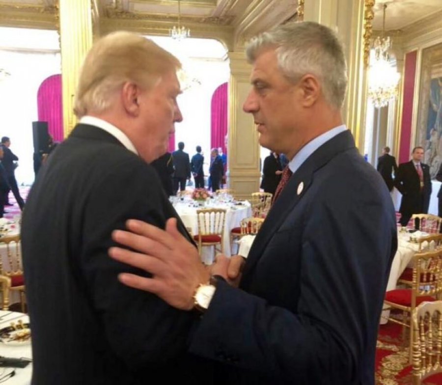 Thaçi i shkruan Trumpit