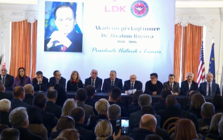 LDK, përkujton Ibrahim Rugovën