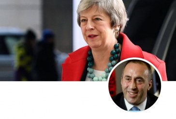 Ramush Haradinaj merr letër nga Kryeministrja e Anglisë, Theresa May