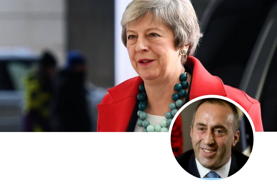 Ramush Haradinaj merr letër nga Kryeministrja e Anglisë, Theresa May