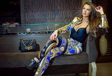 Shkenda Dubova pozon nga shtrati, shikojeni çfarë ka veshur