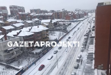 Kjo është gjendja në rrugët e Prishtinës, pas reshjeve të borës, disa foto në rrugët e qytetit