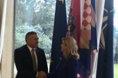 Besim Beqaj, pritet nga Presidentja e Republikës së Kroacisë, znj. Kolinda Kitarovic