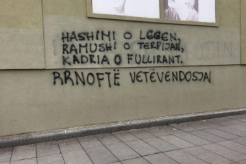 Grafit i ri kundër tre liderëve shtetërorë (Foto)