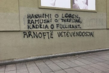 Grafit i ri kundër tre liderëve shtetërorë (Foto)