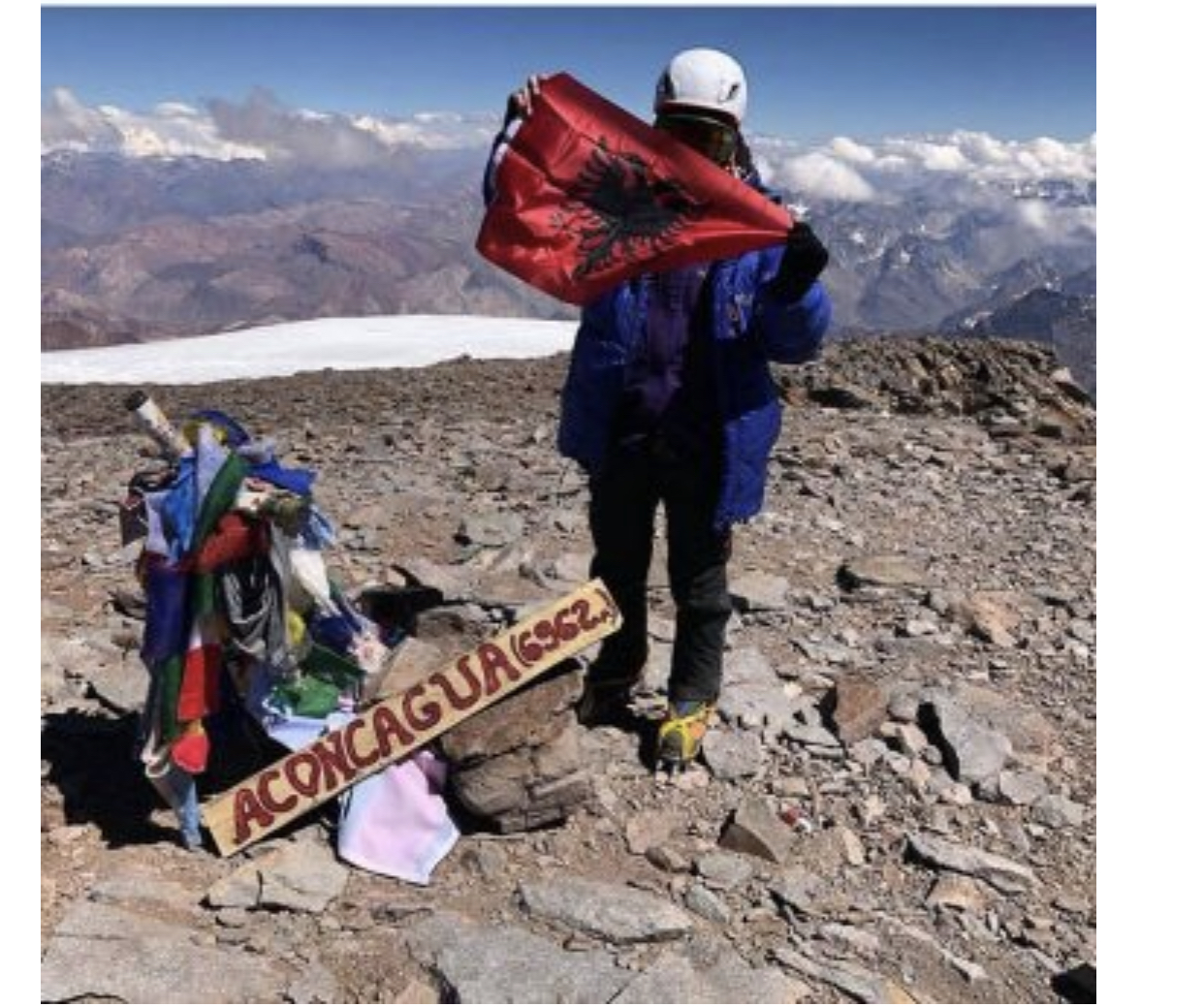 Alpinistja shqiptare pushton majën më të lartë të Amerikës
