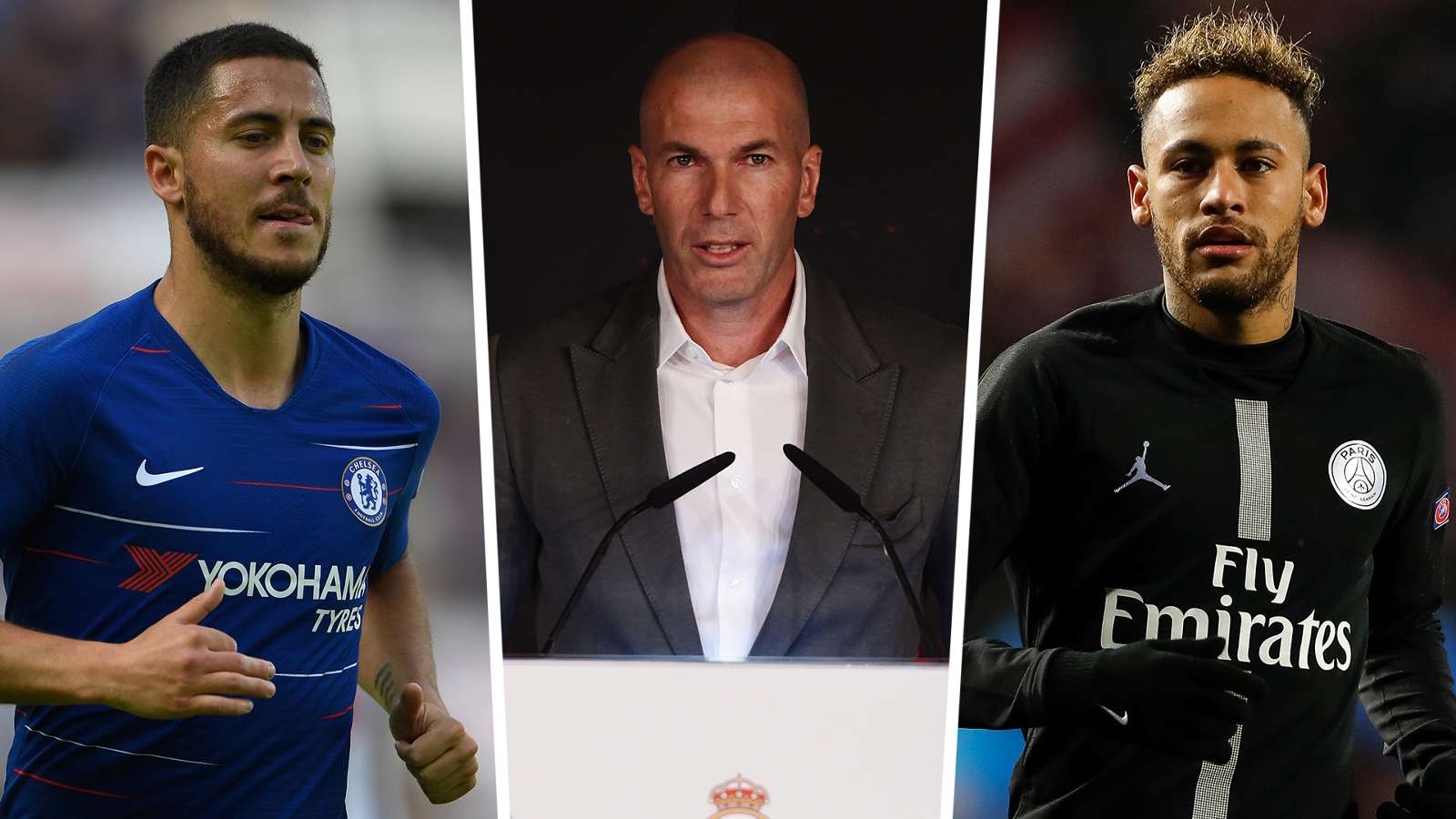 Neymar dhe Hazard shokë skuadre tek Real Madrid? Ja çfarë thotë Zidane