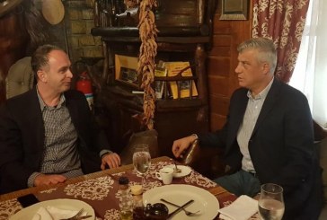 Presidenti Thaçi viziton Tuzin, takon kryetarin Nik Gjeloshaj