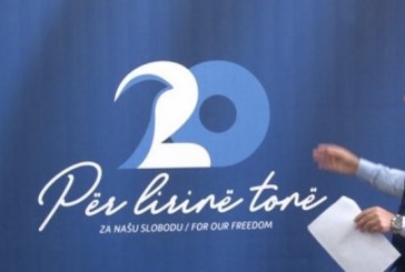Prezantohet logo dhe shpaloset agjenda festive e 20-vjetorit të çlirimit