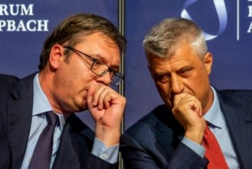Thaçi e Vuçiq takohen kokë me kokë në Bratislavë