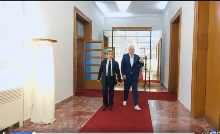 Rama pret në Kryeministri Sarkozy-n: Mik i çmuar