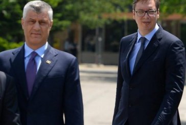 Thaçi e Vuçiqi me qëndrime të kundërta në Bratislavë