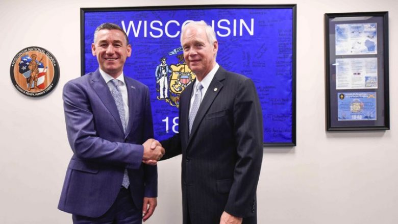 Veseli me Senatorin Ron Johnson: Kosova e gatshme për fazën finale të dialogut