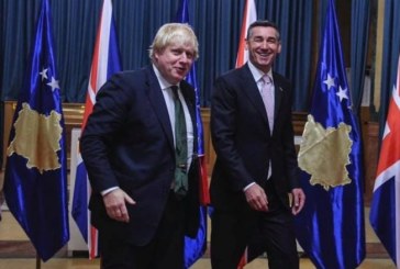 Veseli ka uruar Boris Johnsonin për zgjedhjen në postin e kryeministrit