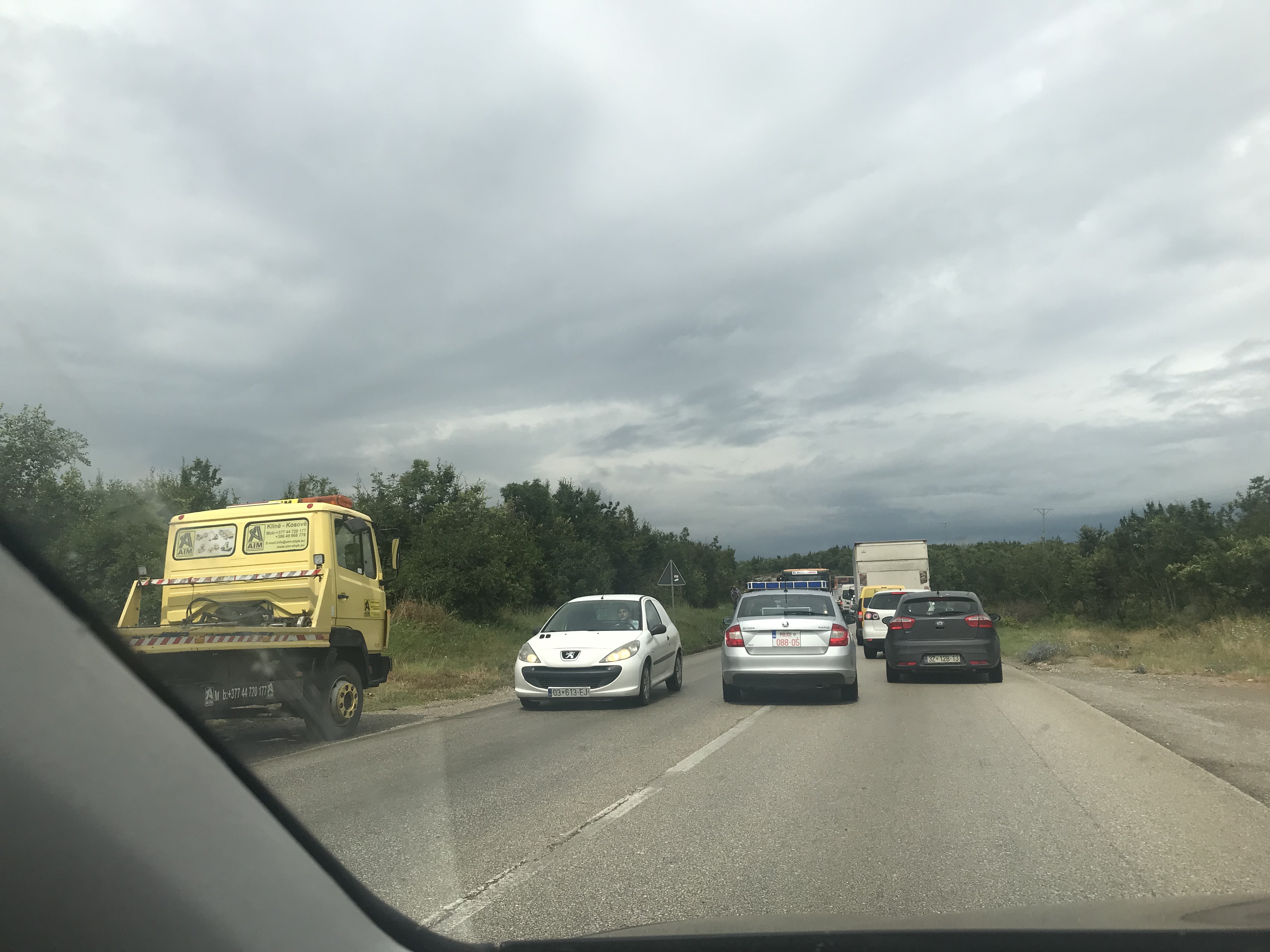 Aksident në magjistralen, Prishtinë – Pejë