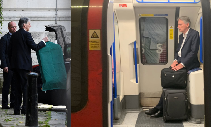 Shembull: Pasi dha dorëheqje, ministri britanik nuk u largua nga zyra me xhipa e sigurime por me tren