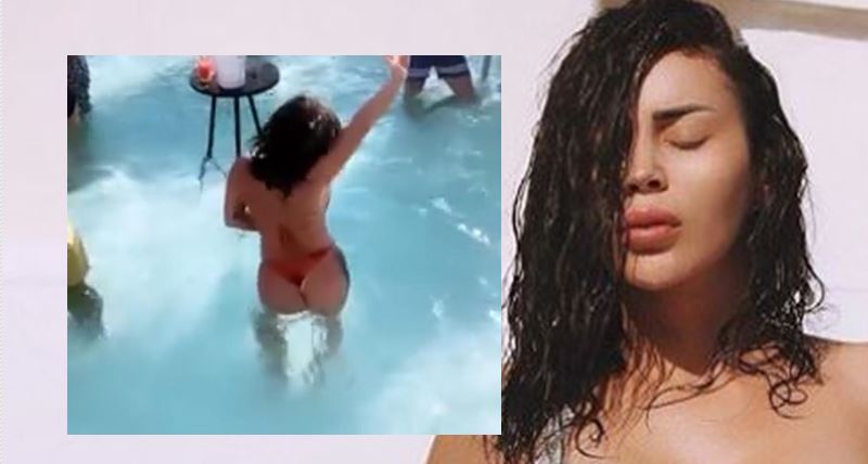 Dridhet Budva, Fjolla Morina me bikini “kallë” pishinen