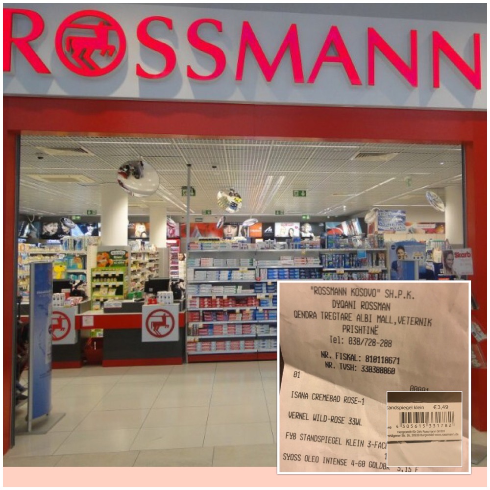 Rossmann në Kosovë vjedhë hapur qytetarët, ( Foto )