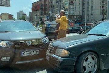 Aksident trafiku në Prishtinë